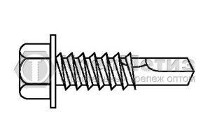 Шурупы для крепления профлистов к металлическим конструкциям EJOT® SAPHIR, сталь SAE 1022, толщина сверления до 8мм М8