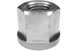 Гайка DIN 6331 А2 шестигранная высокая с шестигранным буртиком нержавеющая