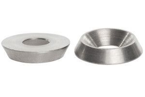 Шайба-розетка NFE 27-619 A1 полнотелая финишная нержавеющая M12