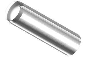 Штифт DIN 1473 A1 цилиндрический насечённый по всей длине с фаской нержавеющий