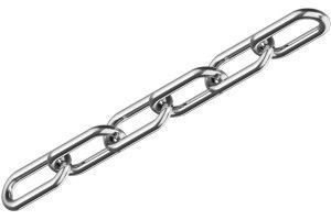 Цепь сварная DIN 763 А2 длиннозвенная нержавеющая