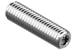 Винт DIN 913 А2 установочный с тупым концом шлиц внутренний шестигранник нержавеющий M24x20