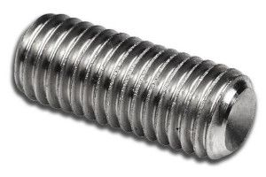 Винт DIN 916 А2 установочный с засверленным концом шлиц внутренний шестигранник нержавеющий