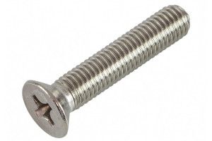 Винт DIN 965 H A2 с потайной головкой шлиц Phillips нержавеющий M3x40