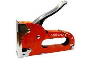 Степлер мебельный Bohrer "3 в 1" с регулировкой силы, металлический TUV/GS
