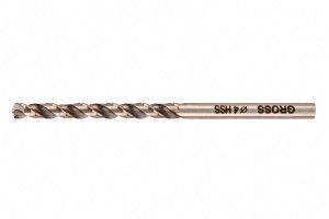 Сверло спиральное по металлу, HSS, 338 W, цилиндрический хвостовик Gross