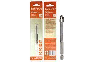 Сверло Bohrer Профи 4+ по стеклу и керамике, 5 мм