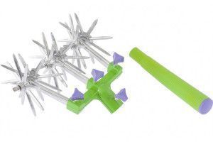 Культиватор садовый, 3 пары колес, рукоятка с 1 парой колес 65 х 205 мм, Palisad