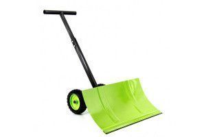 Движок для снега с колесами, стальной ковш, Сибртех