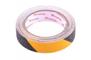Лента клейкая противоскользящая, черно-желтая Matrix