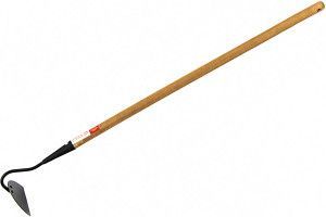 Мотыга стальная, закаленная, деревянный лакированный черенок, Арти, 161 х 91 х 1185 мм