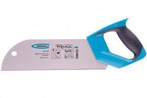 Пила для фанеры с запилом Piranha, 11-12 TPI, каленый зуб 3D, двухкомпонентная рукоятка Gross
