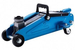 Домкрат гидравлический подкатной, 2 т, h подъема 140-340 мм, в кейсе Stels