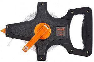 Рулетка геодезическая, лента ПВХ, открытый корпус Sparta