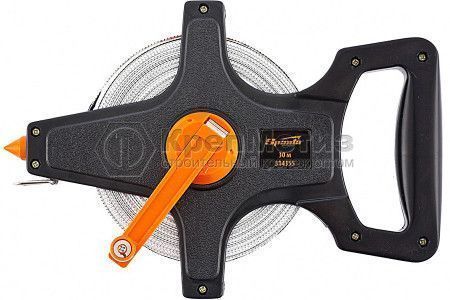 Рулетка геодезическая, лента ПВХ, открытый корпус Sparta, 30 м х 12.5 мм - Фото 1