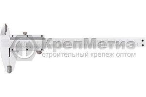 Штангенциркуль, цена деления 0.02 мм, металлический, с глубиномером Matrix