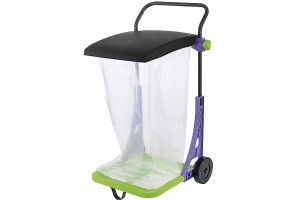 Тележка под мусорные пакеты с крышкой, 1 пакет в комплекте Palisad