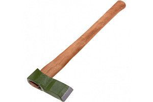 Колун кованный, в сборе, деревянное топорище, 600 мм Сибртех