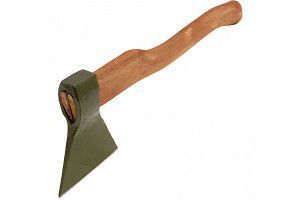 Топор кованый, в сборе, деревянное топорище, 500 мм, Б3 Сибртех