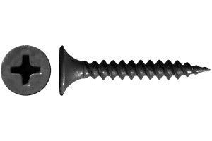 Саморез для крепления г/к, частый шаг, универсальный (черн.)