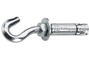 Высоконагрузочный анкер PFG с крюком оцинкованный HBF