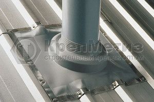 Манжеты из полимерного материала EPDM для труб на крышах и фасадах DF