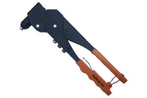 Заклёпочник Bohrer поворотный 0-360 градусов, усиленный (заклепки 2,4; 3,2; 4,0; 4,8) обрезиненные рукоятки