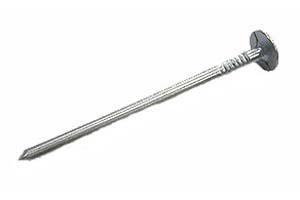 Гвозди с большой плоской головой кровельные оцинкованные