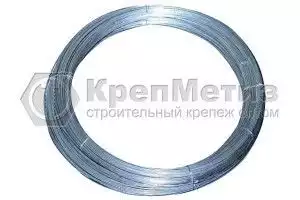 Проволока стальная низкоуглеродистая термообработанная оцинкованная (5 кг)