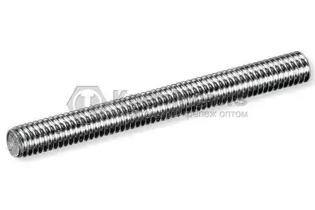 Шпилька DIN 975 (DIN 976) A4 резьбовая нержавеющая M4x1000 - Фото 1