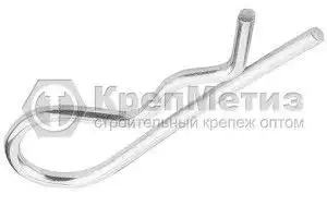 Шплинт DIN 11024E А2 пружинный нержавеющий