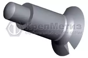 Винт DIN 925 А2 с потайной головкой с прямым шлицем нержавеющий