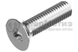 Винт ISO 10642 A4 с потайной головкой шлиц Torx нержавеющий