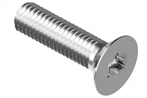 Винт ISO 10642 A2 с потайной головкой шлиц Torx нержавеющий M4x6