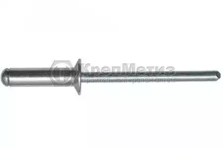Заклепка PB А2/А2 вытяжная BRALO с потайным бортиком нержавеющая 4x8 - Фото 1