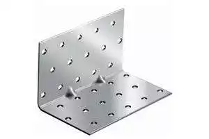 Уголок крепежный с двойным усилением KUD-60х100, 60x60x100, 100 шт.