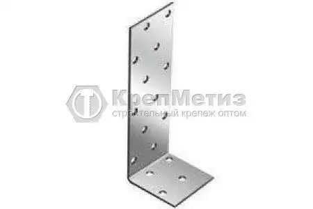Уголок крепежный анкерный KUL-80х80, 80x80x80, 100 шт. - Фото 1