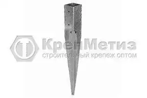 Крепеж для стоек забиваемый