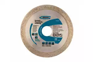 Диск алмазный, сплошной, мокрая резка Gross, 230х22,2 мм