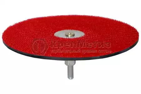 Тарелка опорная Bohrer (крепление на липучке Velcro) (для дрели) для кругов абразивных самозацепных - Фото 1