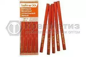 Карандаш строительный Bohrer 1 черный