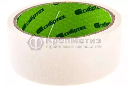 Лента малярная, на бумажной основе Сибртех, 36 мм х 14 м - Фото 1