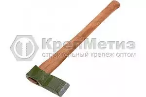 Колун кованный, в сборе, деревянное топорище, 600 мм Сибртех