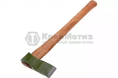Колун кованный, в сборе, деревянное топорище, 600 мм Сибртех - Фото 1