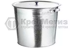 Бак для воды оцинкованный с крышкой (крышка с ручкой) без крана