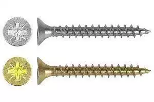 Саморез для крепления г/к, частый шаг, универсальный (желтый или белый цинк) 3.5х16