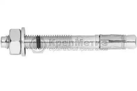 Клиновой анкер оцинкованный S-KA 10/30х112 мм - Фото 1