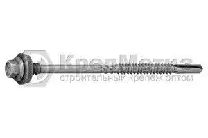 Шурупы для сэндвич-панелей EJOT® SAPHIR, сталь SAE 1022, антикоррозийное покрытие EJOGUARD*/Climadur, шайба с EPDM прокладкой, толщина подконструкции от 3 до 14 мм