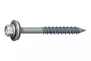 Шурупы для крепления сэндвич-панелей к бетону, TORX20 EJOT® , сталь SAE 1022, антикоррозийное покрытие "Сlimadur ", шайба из нержавеющей стали AISI 304 с EPDM прокладкой 6,3x80