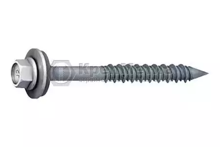 Шурупы для крепления сэндвич-панелей к бетону, TORX20 EJOT® , сталь SAE 1022, антикоррозийное покрытие "Сlimadur ", шайба из нержавеющей стали AISI 304 с EPDM прокладкой - Фото 1